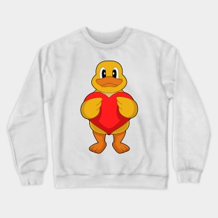 Duck Heart Crewneck Sweatshirt